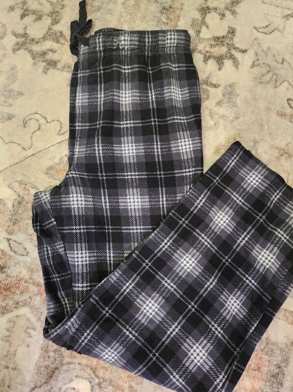 croft & barrow Black and Gray Pj Pants